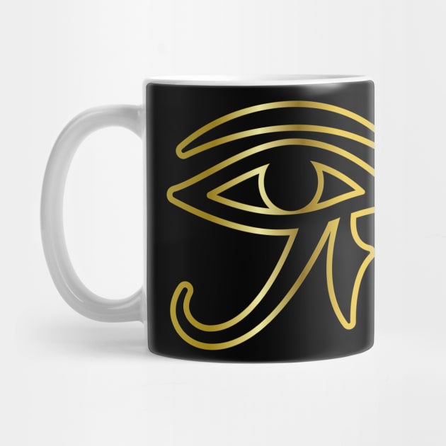 Egyptian Eye Of Ra Pharao Gift Idea Africa Pyramid by Macphisto Shirts